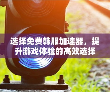 选择免费韩服加速器,提升游戏体验的高效选择
