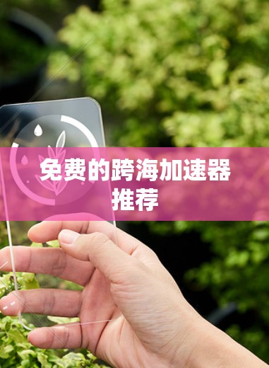 免费的跨海加速器推荐 免费的跨海加速器推荐