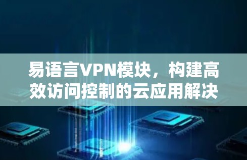 易语言VPN模块,构建高效访问控制的云应用解决方案