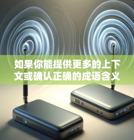如果你能提供更多的上下文或确认正确的成语含义,我可以帮助你更准确地理解这个词的意思和用法 如果你能提供更多的上下文或确认正确的成语含义,我可以帮助你更准确地理解这个词的意思和用法