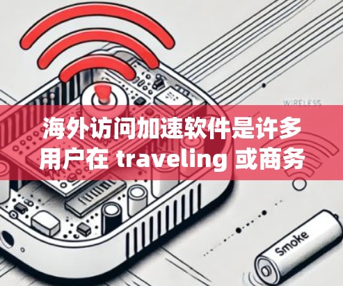 海外访问加速软件是许多用户在 traveling 或商务场合中使用的好工具,能够显著提升网络性能和用户体验。以下是对一些常见海外访问加速软件的评测和推荐 海外访问加速软件是许多用户在 traveling 或商务场合中使用的好工具,能够显著提升网络性能和用户体验。以下是对一些常见海外访问加速软件的评测和推荐