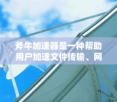 斧牛加速器是一种帮助用户加速文件传输、网络连接以及处理文件夹的软件工具。如果你需要一个针对电脑的加速器版本，斧牛加速器可以满足你的需求。以下是一些关于斧牛加速器的常见问题和解决方案