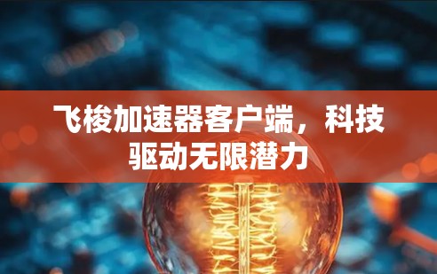 飞梭加速器客户端,科技驱动无限潜力 飞梭加速器客户端,科技驱动无限潜力