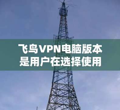 飞鸟VPN电脑版本是用户在选择使用飞鸟VPN时的一个关键因素。以下是一些关键信息和建议,帮助您更好地理解如何选择适合自己的VPN版本 飞鸟VPN电脑版本是用户在选择使用飞鸟VPN时的一个关键因素。以下是一些关键信息和建议,帮助您更好地理解如何选择适合自己的VPN版本