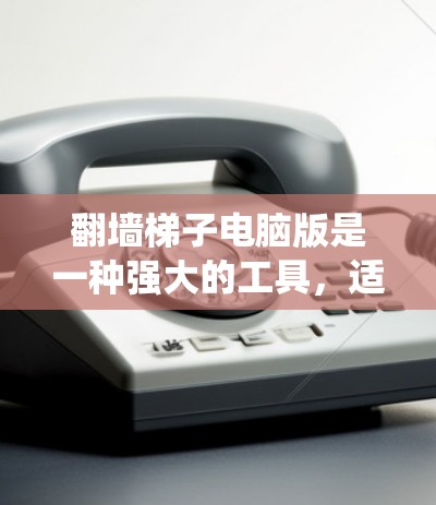 翻墙梯子电脑版是一种强大的工具，适合需要绕过防火墙和保护数据的用户。以下是对该工具的详细分析和总结