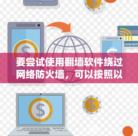 要尝试使用翻墙软件绕过网络防火墙，可以按照以下步骤进行