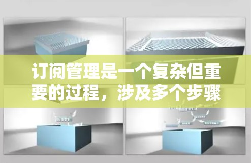 订阅管理是一个复杂但重要的过程,涉及多个步骤和参数。以下是对订阅管理的详细步骤和建议 订阅管理是一个复杂但重要的过程,涉及多个步骤和参数。以下是对订阅管理的详细步骤和建议