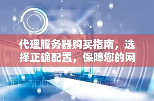 代理服务器购买指南,选择正确配置,保障您的网络安全 代理服务器购买指南,选择正确配置,保障您的网络安全